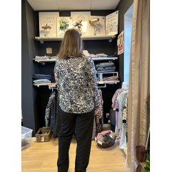 Libert - Mag Skjorte - Grey lurex leo