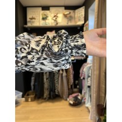 Libert - Mag Skjorte - Grey lurex leo