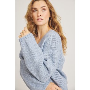Luxzuz // One Two - Lotti Knit - Cashmere blue