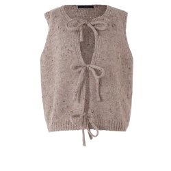 Luxzuz // One Two - June Knit vest - Deep Taupe