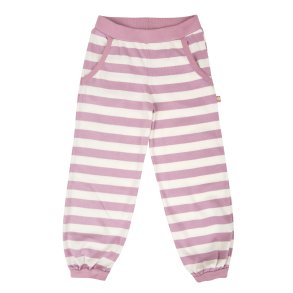 Katvig - Pants cottonwear stripes rosa