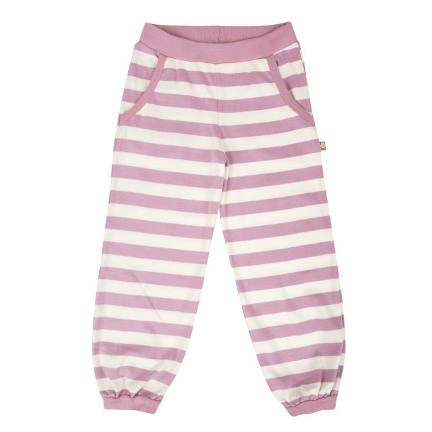 Katvig - Pants cottonwear stripes rosa