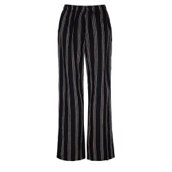 Luxzuz // One Two  - Elizeba Pant - sort med stribe