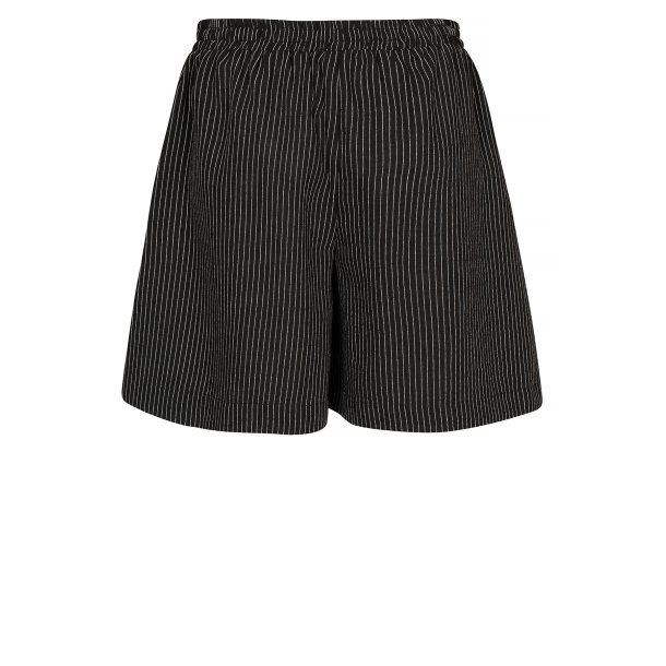 Luxzuz // One Two - Eiluu Shorts - sort med hvid stribe