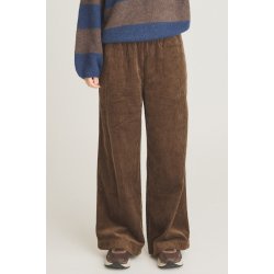 Luxzuz // One Two - Eicord Pants Bredriflet fljl - Chocolate brown