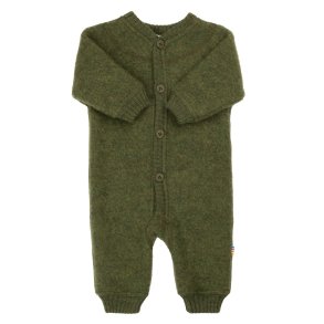 Joha - Soft wool jumpsuit -  m�rk olivengr�n