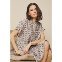 Luxzuz // One Two  - Maritoni Dress - Granada sky blue