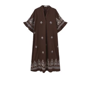 Luxzuz // One Two  - Alfhild dress - Dark brown