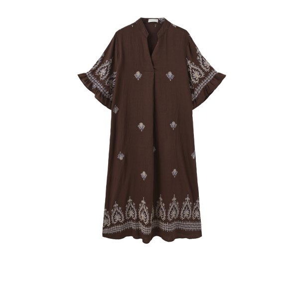 Luxzuz // One Two  - Alfhild dress - Dark brown