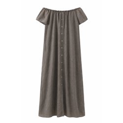 For love &amp; Luxzuz  - Vega dress - Dark taupe