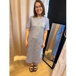 Libert� - Sk�n og bl�d Alma T-shirt kjole  Blue/Pink Heart