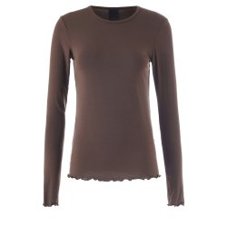 Luxzuz // One Two - Sigba Bambus T-shirt - Coffee bean