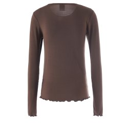 Luxzuz // One Two - Sigba Bambus T-shirt - Coffee bean