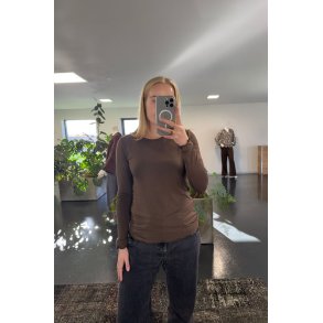 Luxzuz // One Two - Sigba Bambus T-shirt - Coffee bean