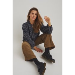 Luxzuz // One Two - Jing Blouse - Night Blue