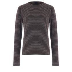 Luxzuz // One Two - Amazig Stripe T-shirt - Chocolate plum