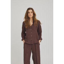 For Love &amp; Luxzuz  - Aimi blouse - Dark brown