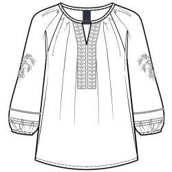 For Love &amp; Luxzuz  -  Allie Shirt - Creme