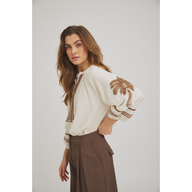 For Love &amp; Luxzuz  -  Allie Shirt - Creme