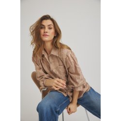 For Love &amp; Luxzuz  -  Alita Shirt - Light Sand