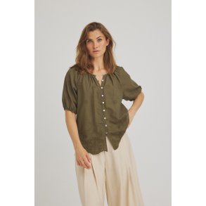 Luxzuz // One Two - Vira shirt - Army green