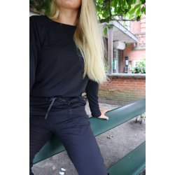 Libert - Alma LS Top Black - Fleece 