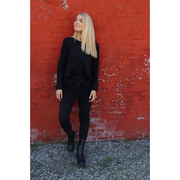 Libert - Alma pants sort - Fleece