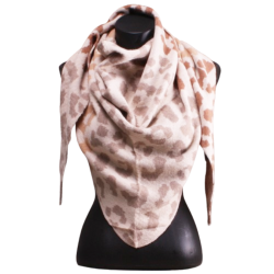 BK trklde - Scarf with animal print - trekantet