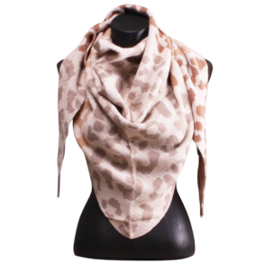 BK trklde - Scarf with animal print - trekantet