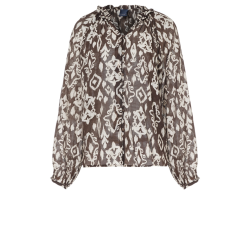 Luxzuz // One Two - Chalina Shirt - Coffee Bean