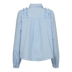 Libert - FIE-LS-Frill shirt -  Light blue