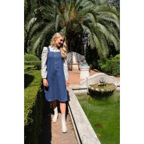 Libert� - Flora LS blouse -  Ivory black stripe