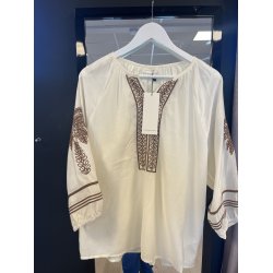 For Love &amp; Luxzuz  -  Allie Shirt - Creme