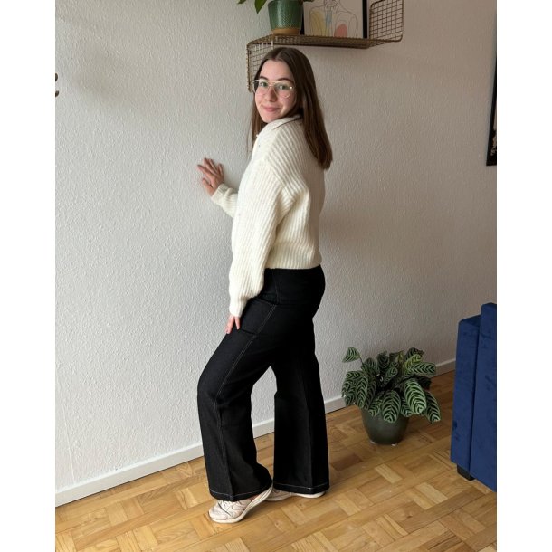 Libert - Asta wide pants - black denim