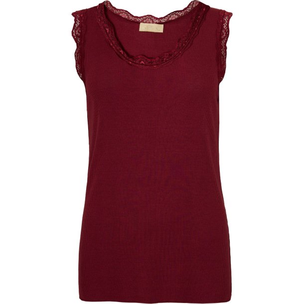 Ofelia - Issa top med blonde- Bordeaux