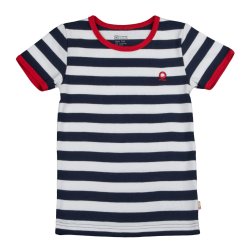 Katvig - flot stribet T-shirt i 2 farvekombinationer