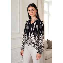 Ofelia - Laura blouse sort mnster 