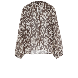 Luxzuz // One Two - Chalina Shirt - Coffee Bean