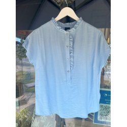 Luxzuz // One Two  - Maritoana blouse - Chambray blue