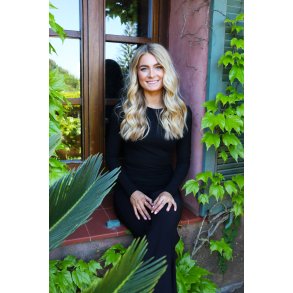 Libert - Natalia Round Neck Blouse Black