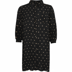 Ofelia - Fira tunika - Sort med latt bomber