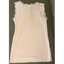 Ofelia - Skn top med blonde - Issa 