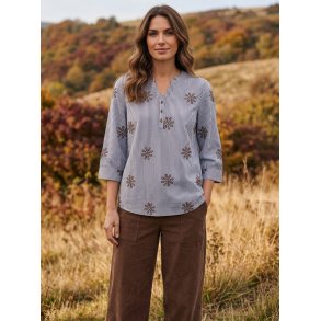 Ofelia - Ella bluse - Blue combi