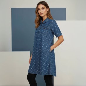 Ofelia - Dana tunika - Jeans med prikker