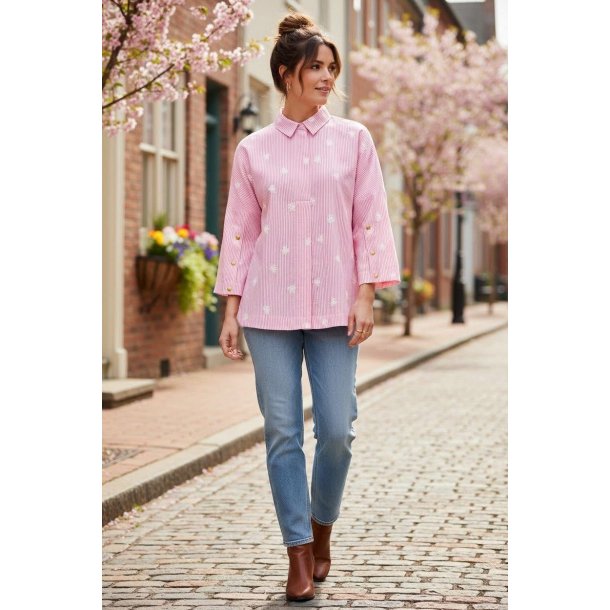 Ofelia - Melia bluse - Pink