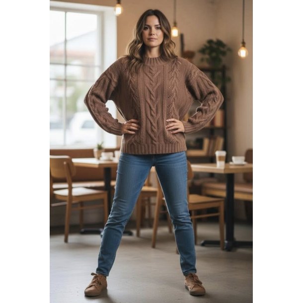 Ofelia - Viola knit - Brun