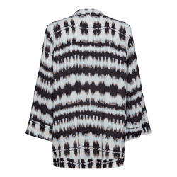 Libert Tine Tye Dye Kimono -  Black blue Tie Dye 