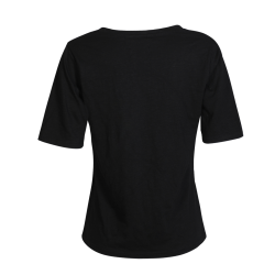 Libert - Ulla t-shirt med v-hals - black