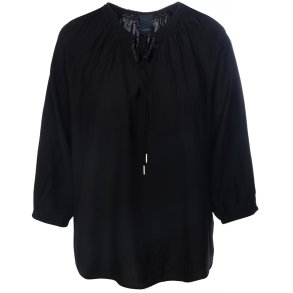 Luxzuz // One Two  - Cici Blouse Sort