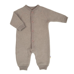 Joha - Soft wool jumpsuit -  sesame melange